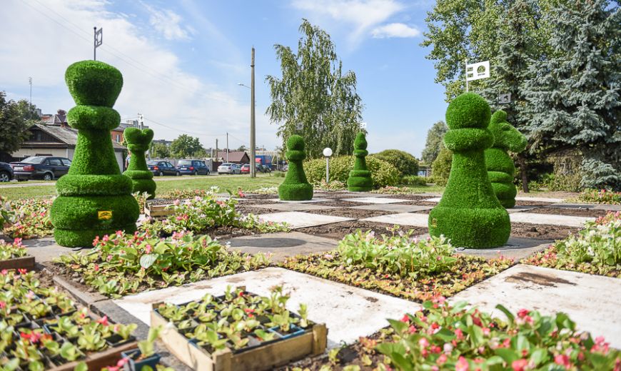 Новая архитектурная форма появилась в Железнодорожном районе Гомеля